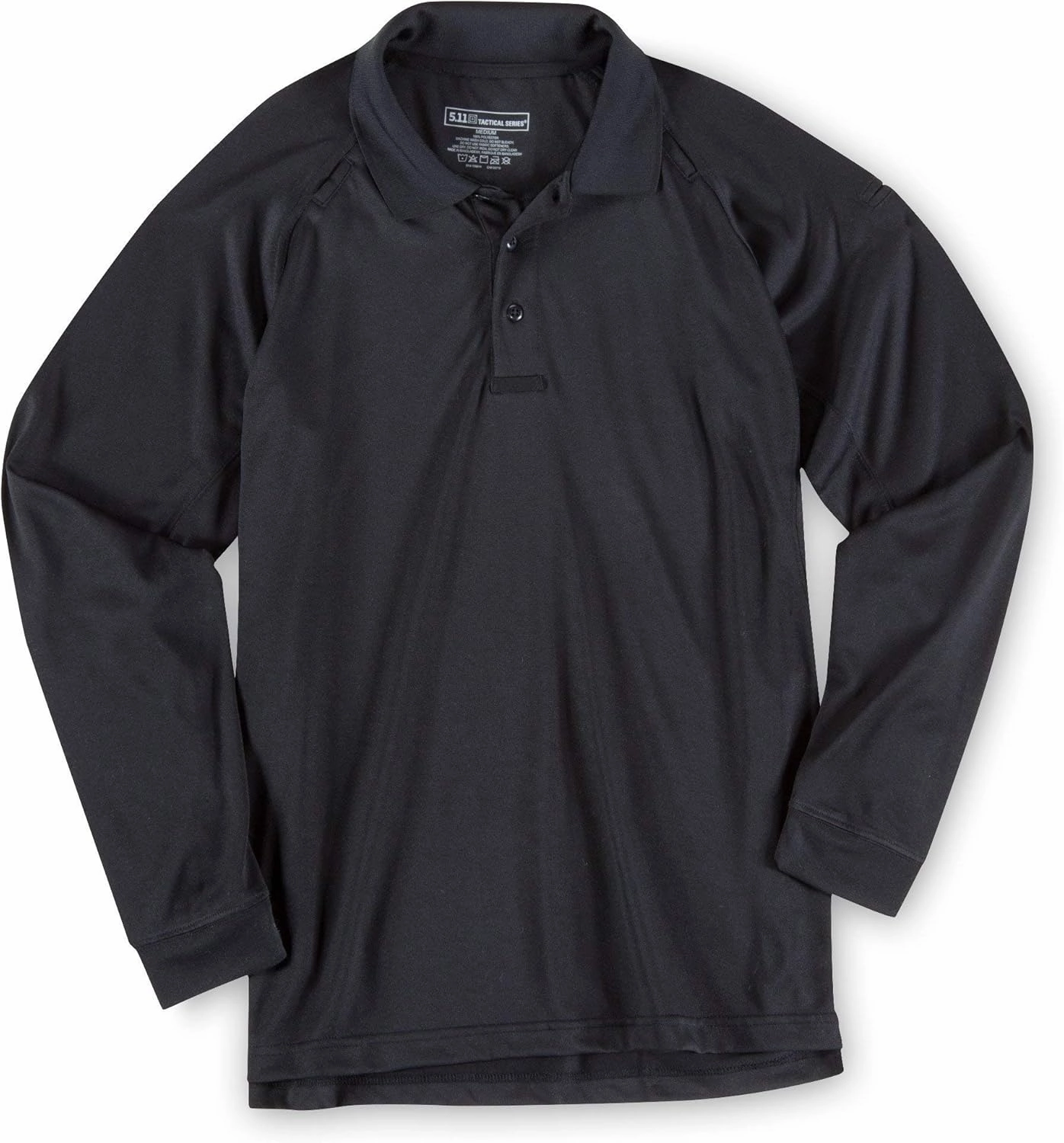 5.11 Tactical Men's Performance Long Sleeve Work Polo, 100% Polyester Fabric, Style 72049/72049T