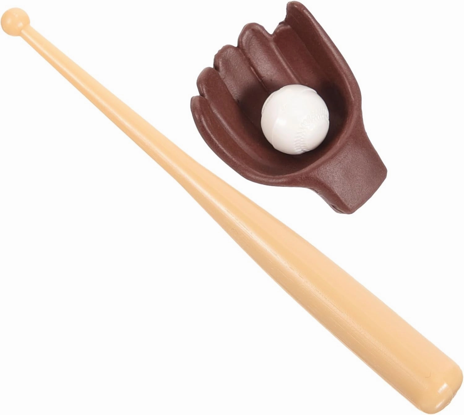 5 Sets Mini Baseball Bat Glove Ball Kit Miniature Sports Toys for Role Playset for Dollhouse Decor