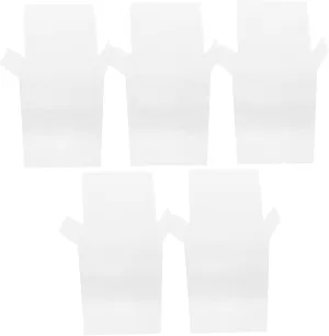 5pcs Plastic Display Boxes for Action Figures Stacking Showcase Cases Glass Windows Collectible Display Cases