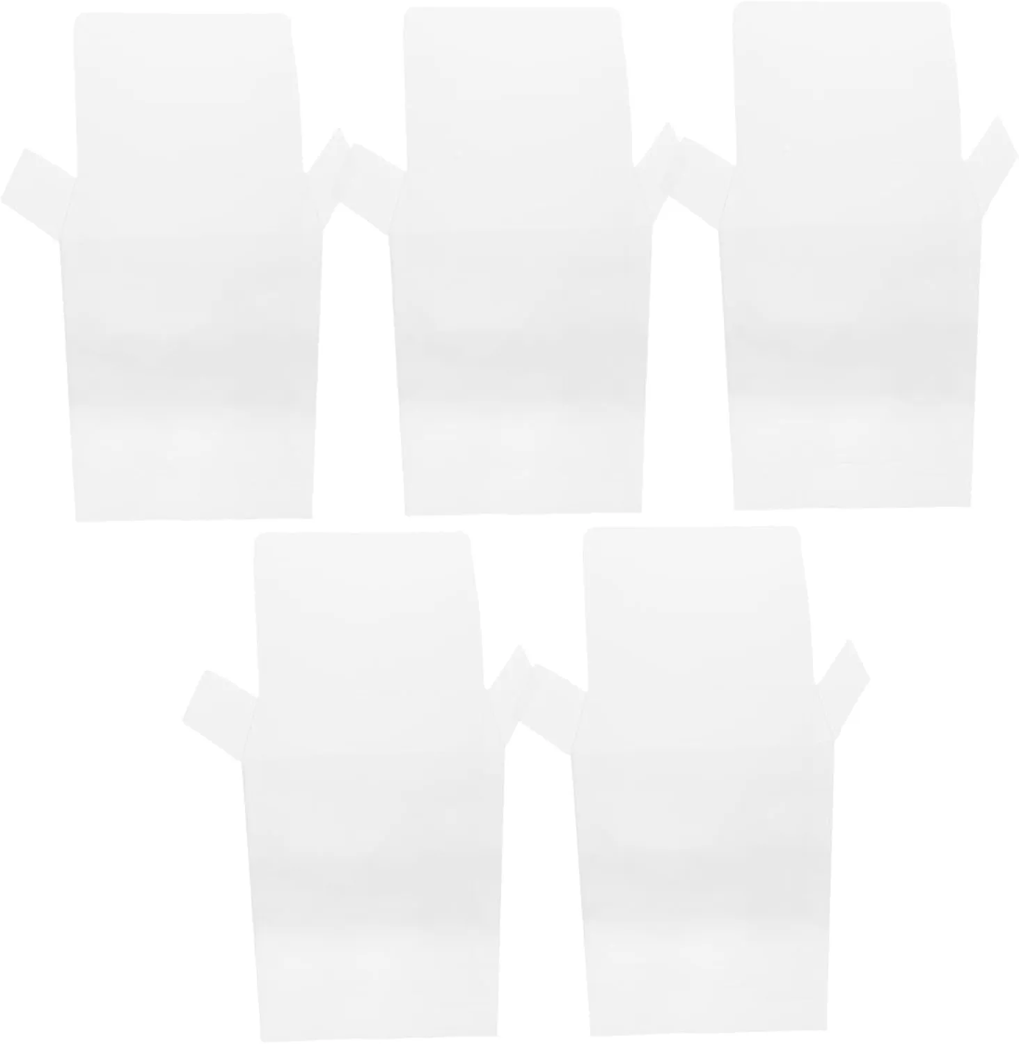 5pcs Plastic Display Boxes for Action Figures Stacking Showcase Cases Glass Windows Collectible Display Cases