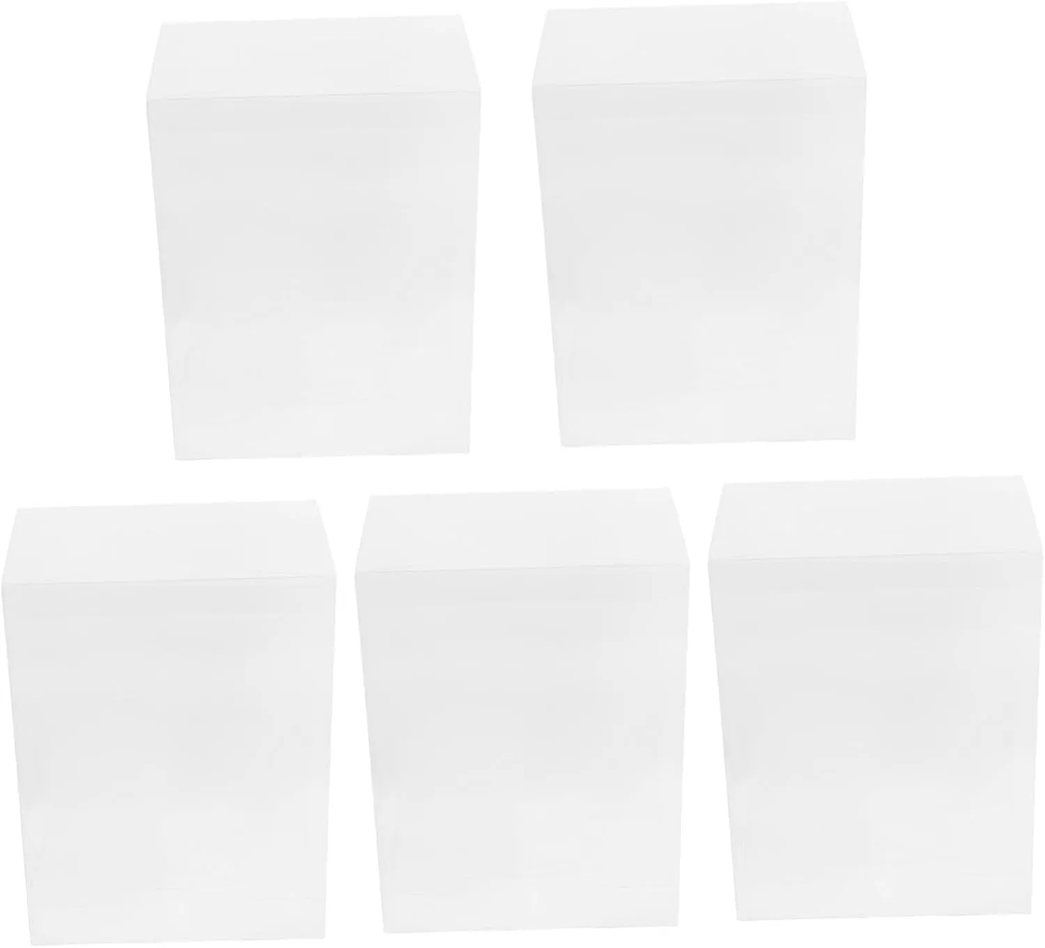 5pcs Stackable Clear Display Case for Collectible Figures and Toys Transparent Dustproof Showcase for Doll Storage for Game Enthusiasts and Collectors