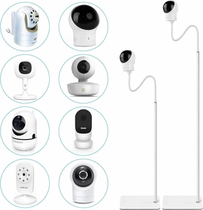 68.8" Adjustable Height Baby Monitor Floor Stand Holder for Infant Optics DXR-8 Pro,Eufy Spaceview/Spaceview Pro/Spaceview S,Nanit Pro,Motorola,Owlet Baby Monitor and Cameras with 1/4 Screw Mount