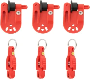 6Pcs Heavy Tension Snap Release Clip Planer Board Release Clips for Offshore Fishing Tackles Trolling Downrigger Clips