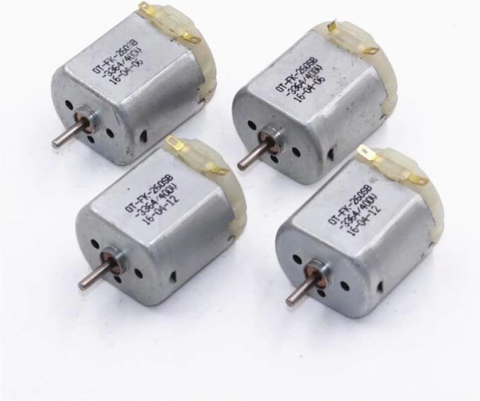 6pcs 260 DC Motor 1.5V-4.5V 3V 6V 6000rpm 17500rpm High Speedic Carbon Brush DIY Electric Engine Model Toy Car Fan