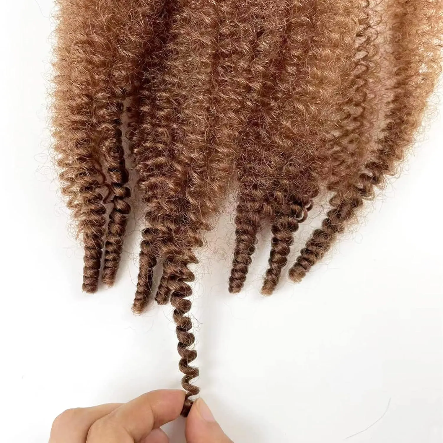8 Packs Springy Afro Twist Hair 16 Inch Pre-Separated Spring Twist Hair for Soft Butterfly Locs Crochet Hair Marley Twist Braiding Hair Extensions for Black Women(16 Inch, 30#)