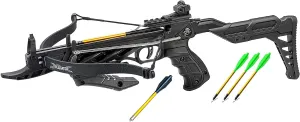 80lbs Self Cocking Hunting Crossbow Recurve Pistol Grip Cross Bow 225  FPS