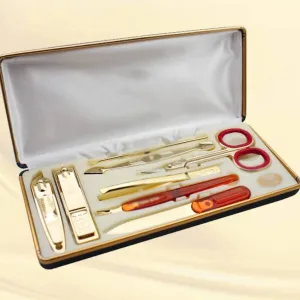 8/10pcs Stainless Steel Manicure Set Nail Care Tools Pedicure Nail Clipper Kit with Mini Finger Nail Cutter Clipper File Scissor (Size : 8PCS)