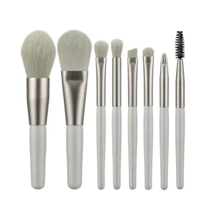 8Pcs Mini Size Makeup Brush Set Foundation Highlighter Blending Eyeshadow Eyelashes Eyebrow Brush for Make Up Pincel
