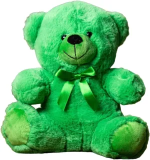 9 Inch Spring Green Teddy Bear Stuffed Animal Soft Plush Toy Gift for Kids Toddlers Boys Girls Baby Shower Birthday Nursery Room Decor Collectible Cuddly Bear Companion for Children