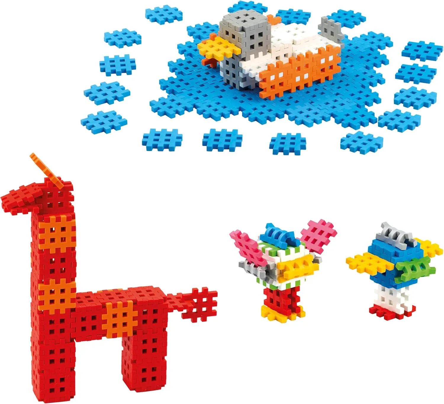 902134 Mini Waffle, Set of 140 Pieces, Multi-Colour