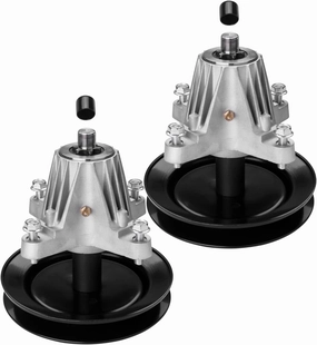 918-04822B Spindle Assembly Fit for Craftsman Cub Cad Troy Bilt Pony Bronco 42" Deck Tractor Riding Mower, Replace 918-04822A 618-04822, Including Threaded Bolt &Hole, 2 Pack