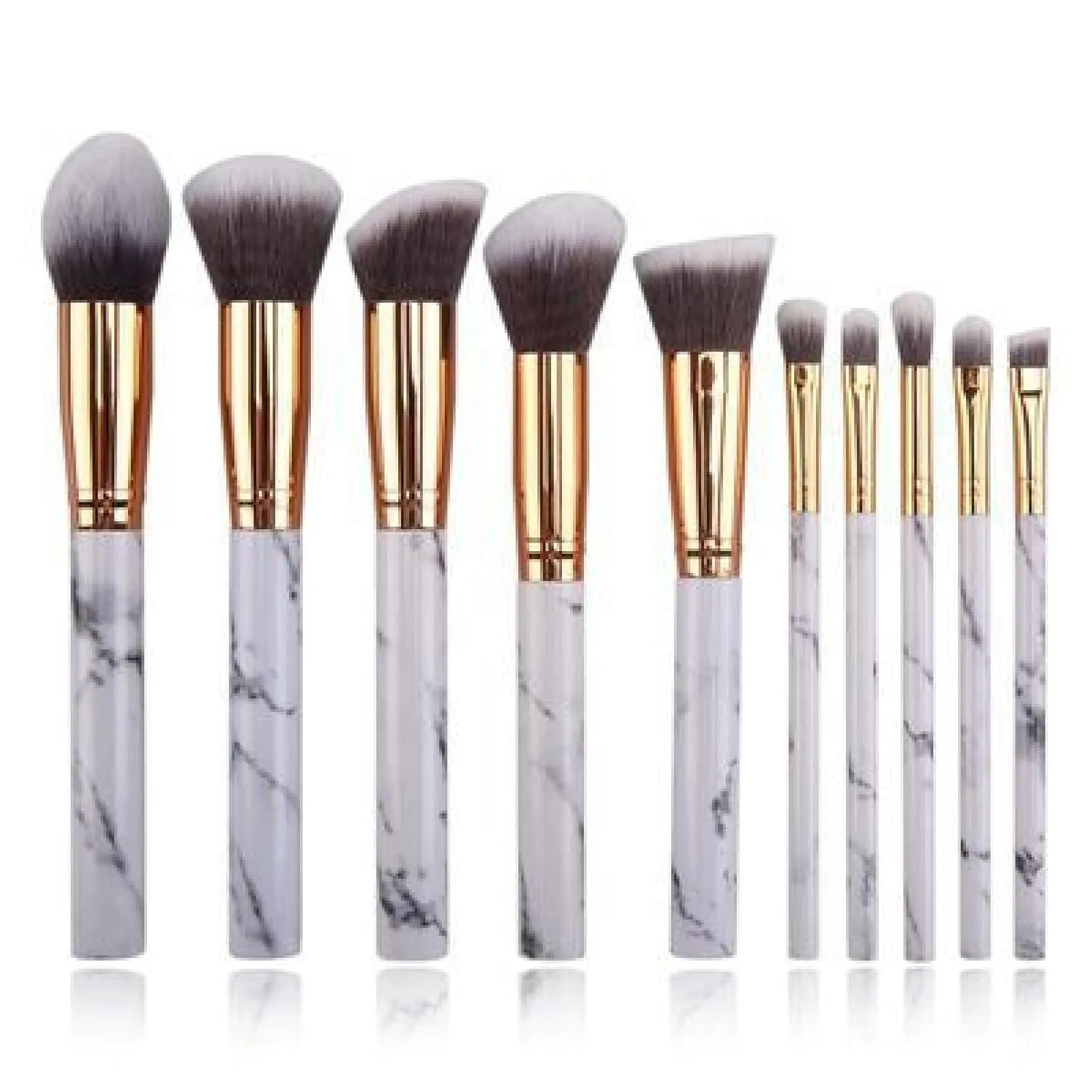A full set of 10-piece brush sets