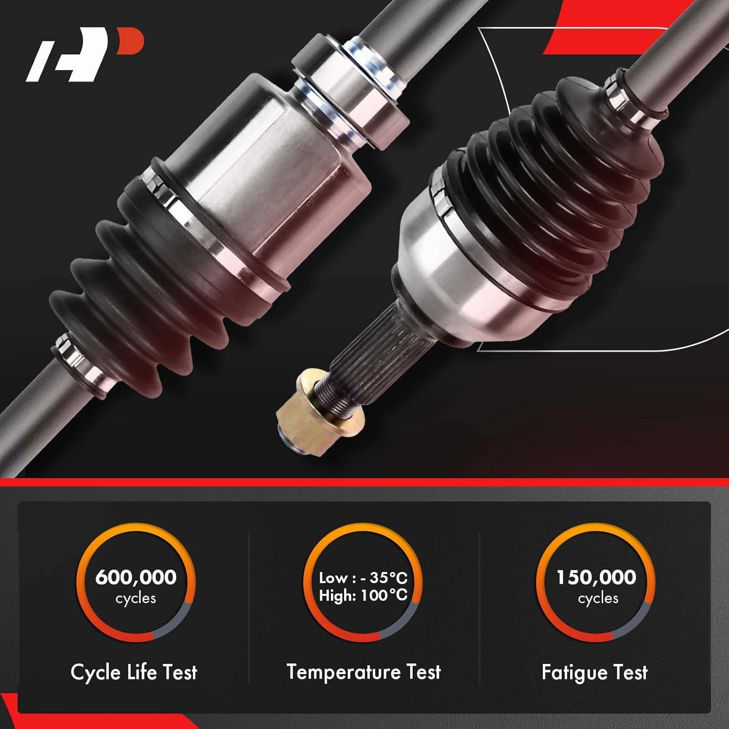 A-Premium CV Axle Shaft Assembly Compatible with Mini Cooper 2002 2003 2004 2005 2006 2007 2008, L4 1.6L Supercharged, Manual Transmission, Front Right Passenger Side