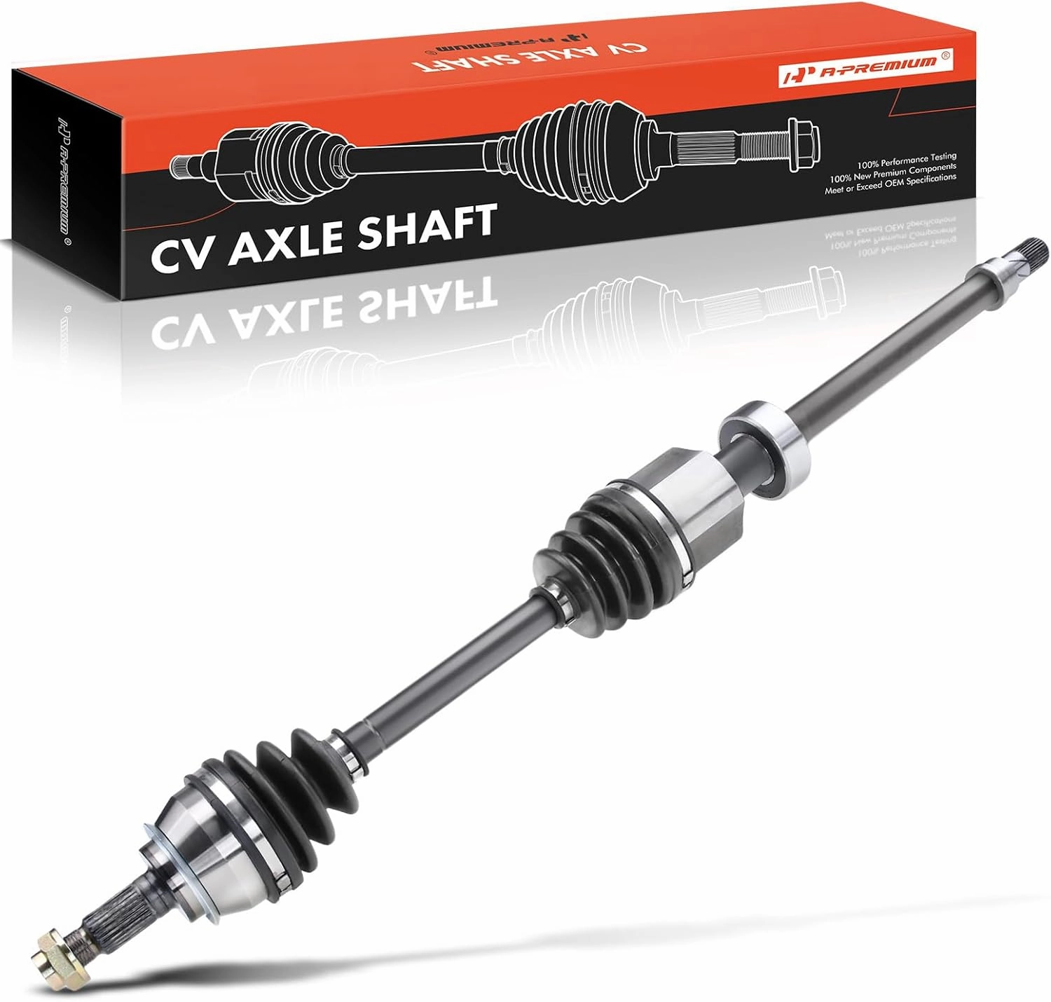 A-Premium CV Axle Shaft Assembly Compatible with Mini Cooper 2002 2003 2004 2005 2006 2007 2008, L4 1.6L Supercharged, Manual Transmission, Front Right Passenger Side