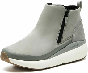 ABEO MXV Shift Zip Booties for Women | Fall Boots for Women | Water Resistant Leather | Built-In Orthotic Insole
