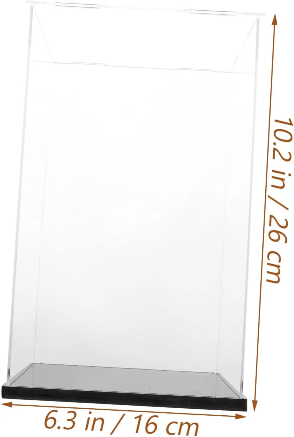 Acrylic Figurine Display Case Transparent Model Storage Box for Collectible Handicrafts Stackable Design with Ample Space for Organizing and Showcasing Your Collection