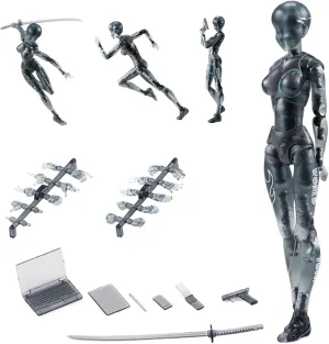 Action Figures 5.91in with Inclusive Arm Accessories Movable Gestures Drawing Mannequin Poseable Figure Decorative Action Figure Body Gift for Tabletop Display Shelf (Female)