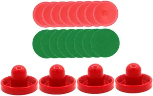 Air Hockey Pucks and Paddles Air Hockey Table Accessories Includes and Strikers Felt Pads Pucks for
