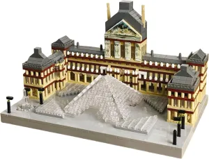 alltogetho Louvre Micro Mini Building Blocks Architecture Toys Sets Assembly Adult Construction Unleash Your Love for The Louvre