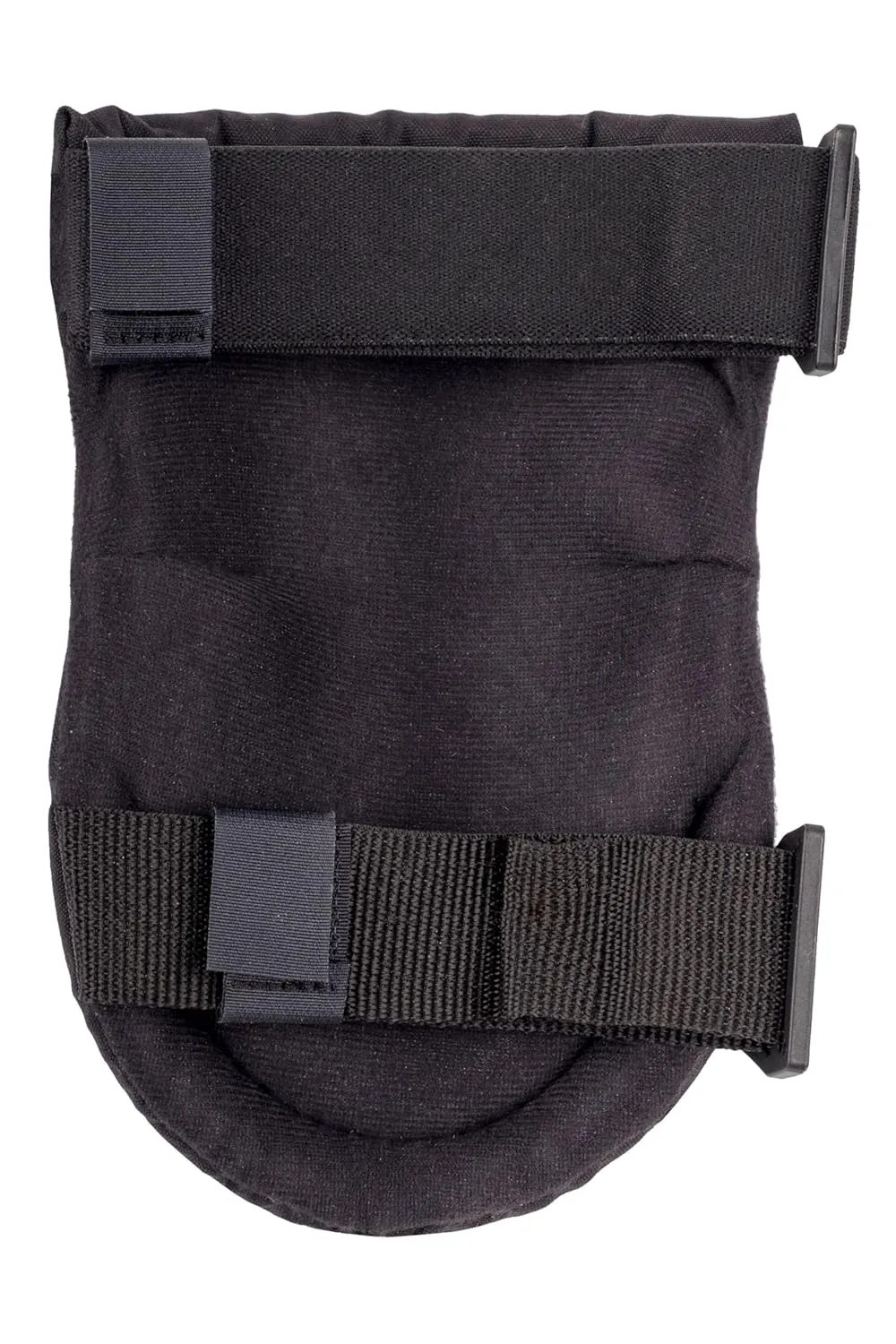 ALTA 50413 AltaFLEX Knee Protector Pad, Black Cordura Nylon Fabric, AltaLOK Fastening, Flexible Cap, Long, Black
