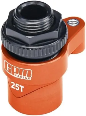 Aluminum 7075 Alloy 25T Servo Saver Set Horn With Built-In Spring For Traxxas 1:16 Mini Maxx 4WD 107154-1 / Mini XRT VXL-3S 108076-1 Monster Truck Upgrades - Orange