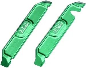 Aluminum 7075 Alloy Chassis Nerf Bars for Traxxas 1:16 Mini Maxx 4WD 107154-1 / Mini XRT VXL-3S 108076-1 Monster Truck Upgrades - Green