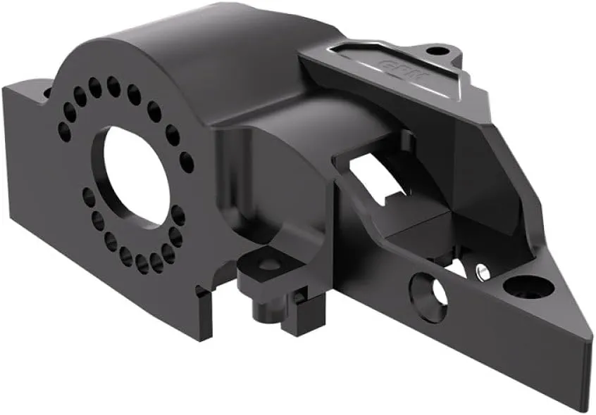 Aluminum 7075 Alloy Integrated Motor Base (Original) for Traxxas 1:16 Mini Maxx 4WD 107154-1 / Mini XRT VXL-3S 108076-1 Monster Truck Upgrades - Black