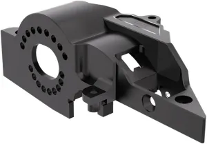 Aluminum 7075 Alloy Integrated Motor Base (Original) for Traxxas 1:16 Mini Maxx 4WD 107154-1 / Mini XRT VXL-3S 108076-1 Monster Truck Upgrades - Black