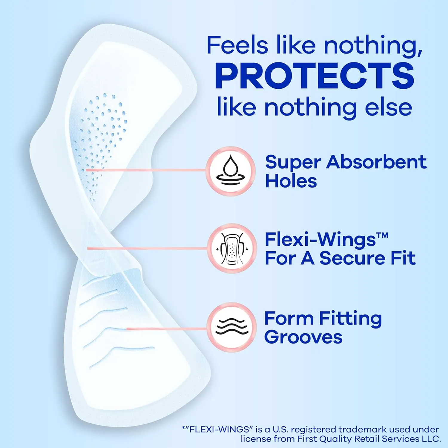 Always Infinity Feminine Pads For Women, Size 1 Regular Absorbency, Multipack, With Wings, With Flexfoam, Unscented, 36 Count x 3 Packs (108 Count total)