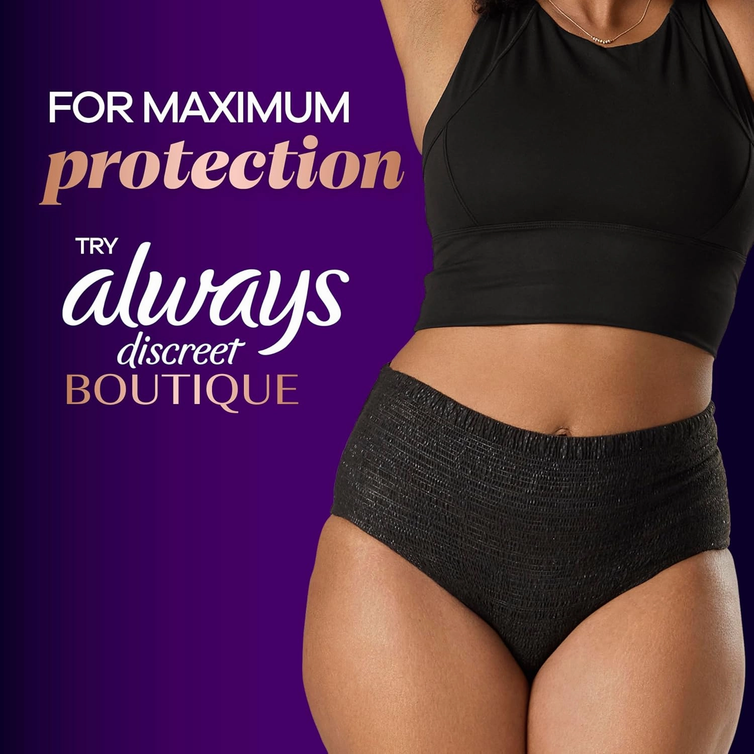 Always Discreet Adult Incontinence Pads for Women, Ultimate Extra Absorbency, Long Length, Postpartum Pads, 104 Count (Packaging May Vary)