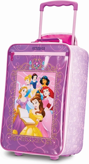 American Tourister Disney Softside Upright Luggage, Princess 2, Carry-On 18-Inch