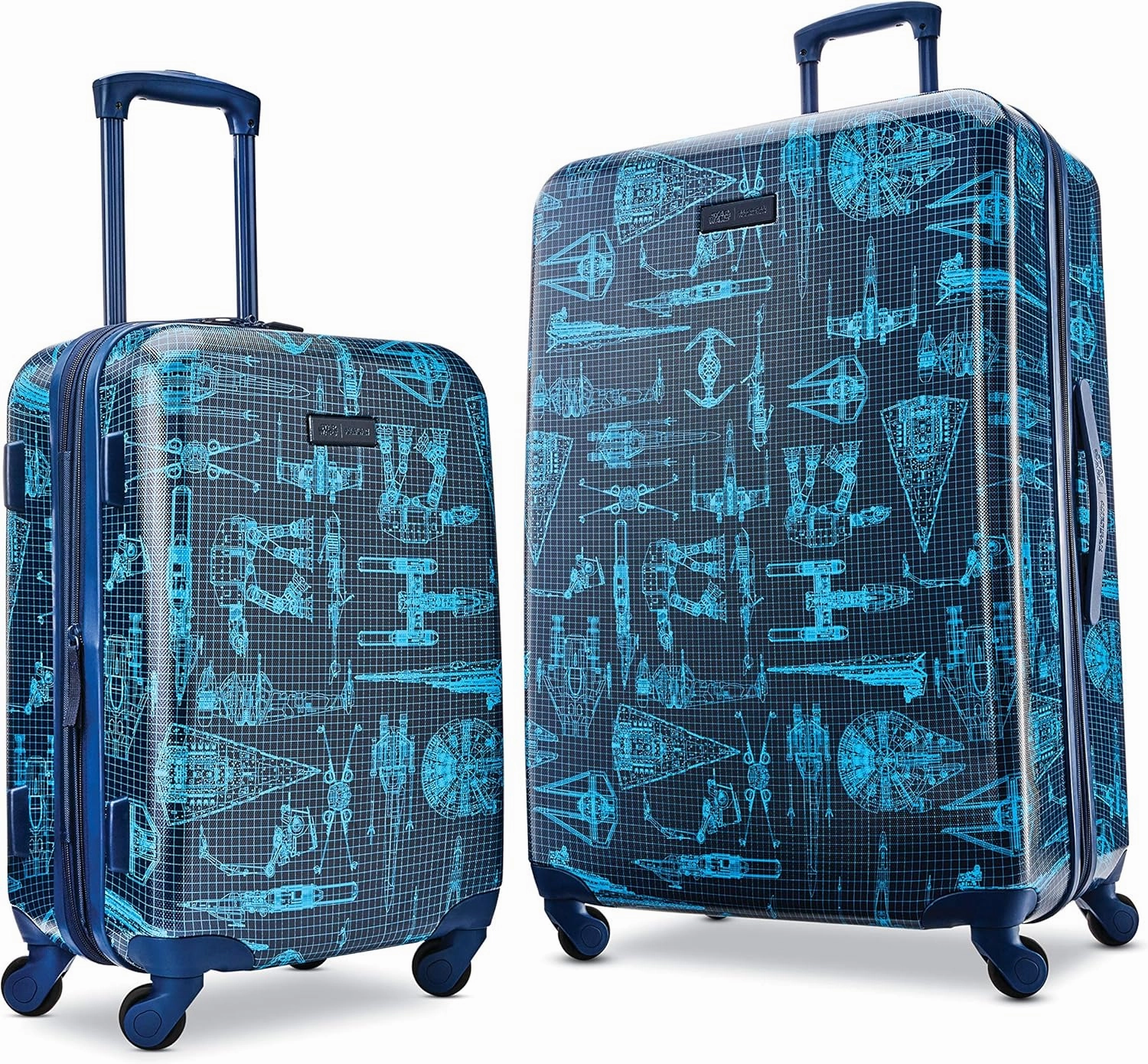 American Tourister Star Wars Hardside Spinner Wheel Luggage, Intergalactic, Checked-Large 28-Inch