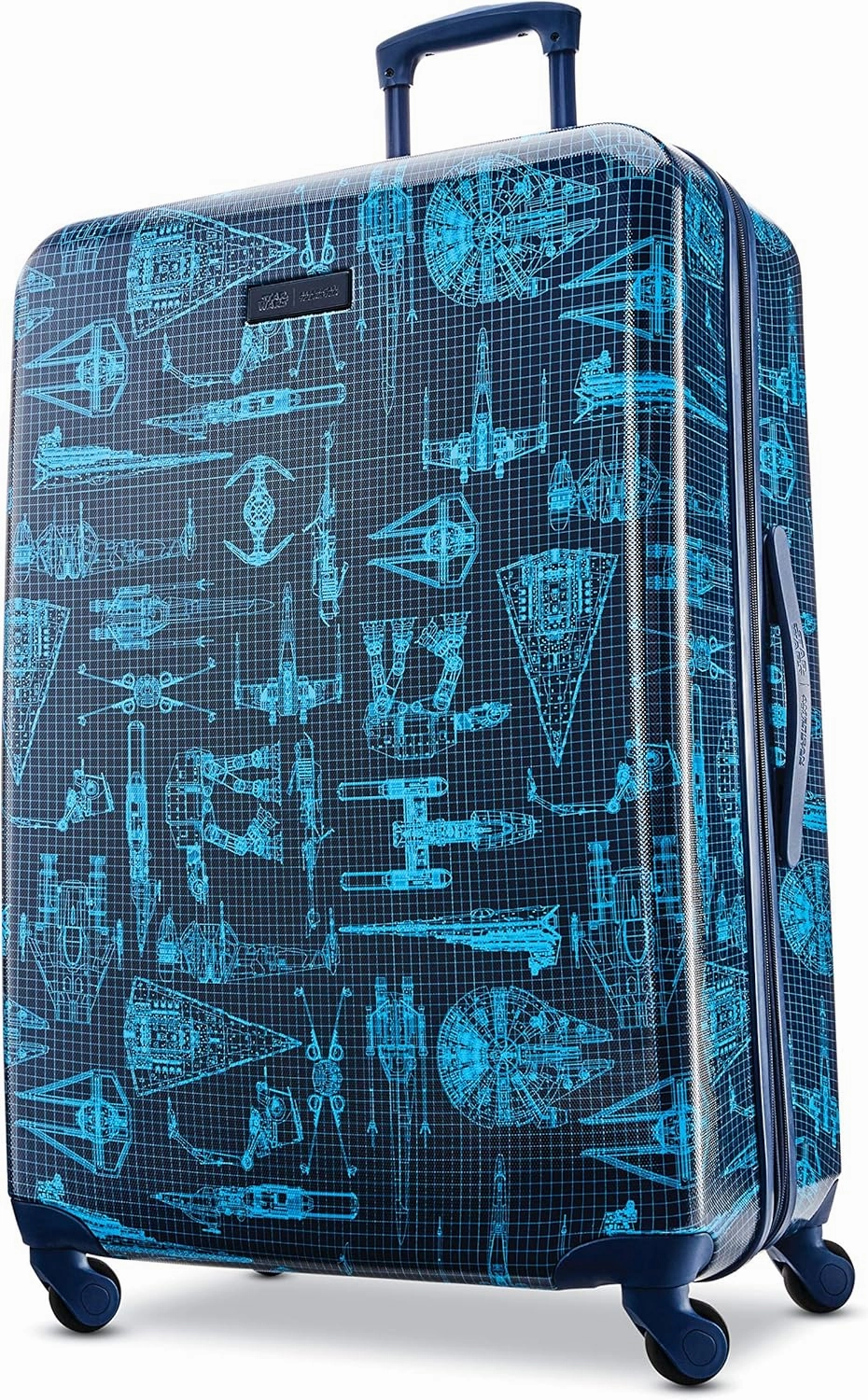 American Tourister Star Wars Hardside Spinner Wheel Luggage, Intergalactic, Checked-Large 28-Inch