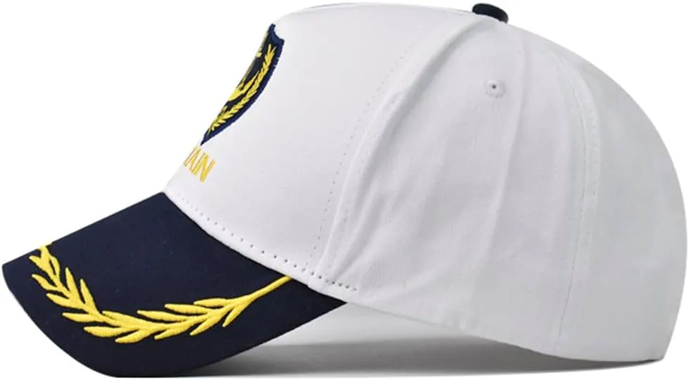 Anchor Embroidered Captain Hat Skipper Boating Baseball Caps Adjustable Nautical Yacht Navy Marine Sailor Trucker Hat