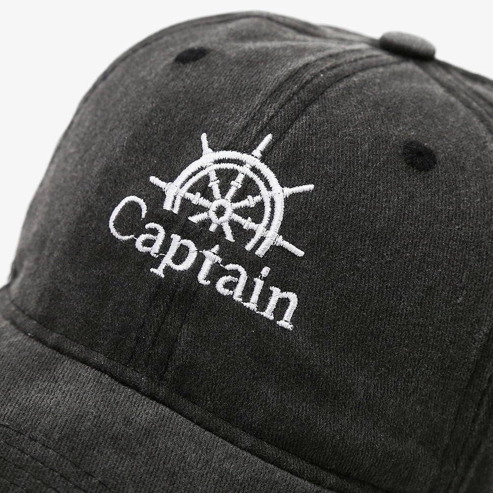 Anchor Embroidered Captain Hat Skipper Boating Baseball Caps Adjustable Nautical Yacht Navy Marine Sailor Trucker Hat