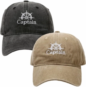 Anchor Embroidered Captain Hat Skipper Boating Baseball Caps Adjustable Nautical Yacht Navy Marine Sailor Trucker Hat