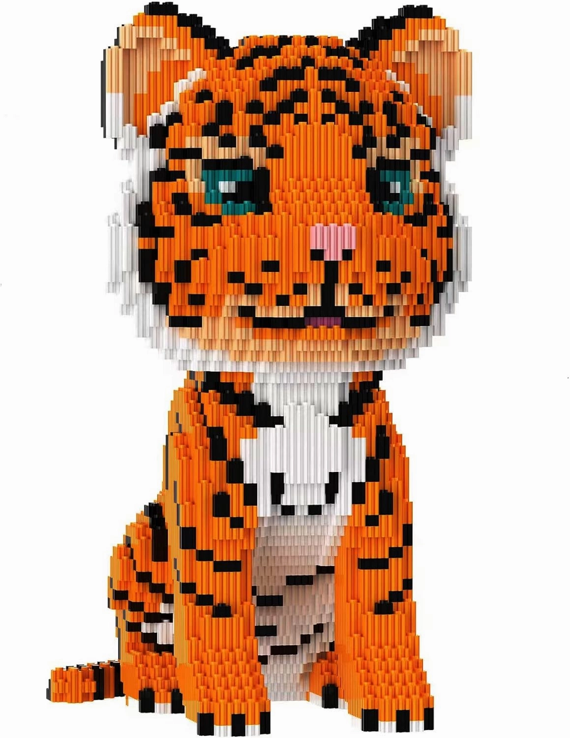 Animal Tiger Micro Building Blocks Set（6488PCS） Gift for Adults and Kids