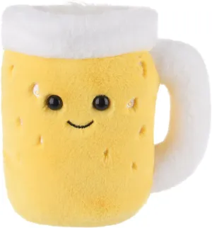 Apricot Lamb Beer Plush Stuffed Animals for Kids, Soft Cute Plush Toys for Baby Girl and Boy, Fluffy Beer Yellow