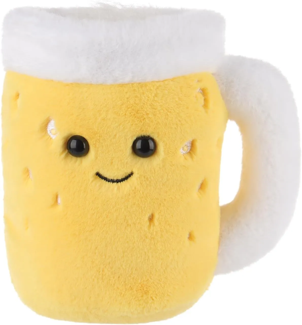 Apricot Lamb Beer Plush Stuffed Animals for Kids, Soft Cute Plush Toys for Baby Girl and Boy, Fluffy Beer Yellow