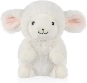 Apricot Lamb Lucky Lamb Stuffed Animals for Kids, Soft Cute Plush Toys for Baby Girl and Boy, 7 Inches