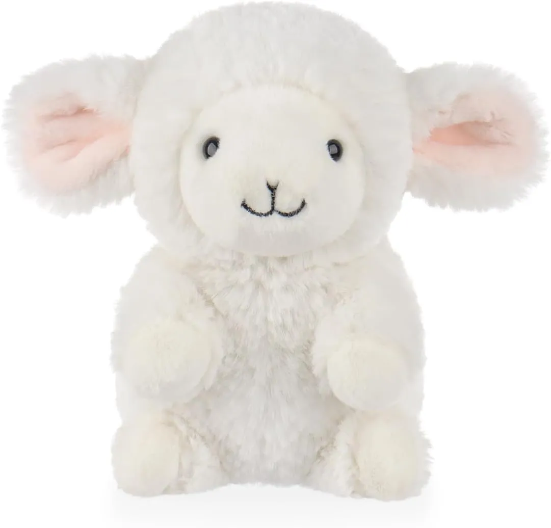 Apricot Lamb Lucky Lamb Stuffed Animals for Kids, Soft Cute Plush Toys for Baby Girl and Boy, 7 Inches