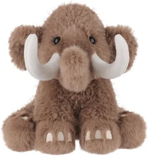 Apricot Lamb Mammoth Plush Stuffed Animals for Kids, Soft Cute Plush Toys for Baby Girl and Boy, Fluffy Mammoth Brown 7.5 Inches