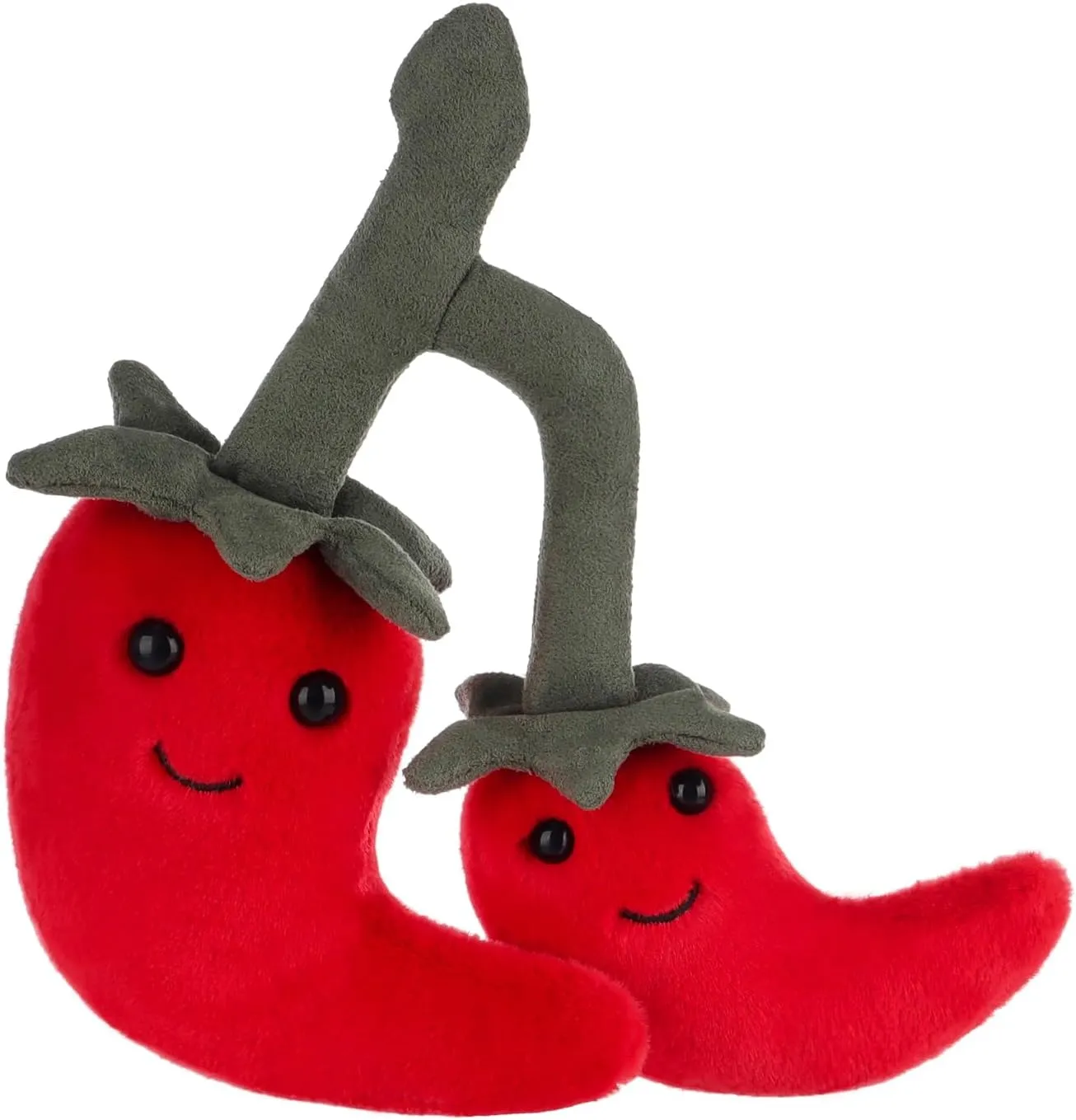 Apricot Lamb Passionate Chili Stuffed Animals for Kids, Soft Cute Plush Toys for Baby Girl and Boy, Fluffy Passionate Chili 7.5 Inches