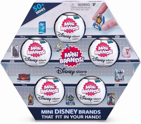 BANDAI - 5 Surprise - Pack of 5 Disney Mini Brands Balls