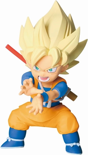 Banpresto - Dragon Ball DAIMA - Super Saiyan Son Goku with Panel (mini) Figure