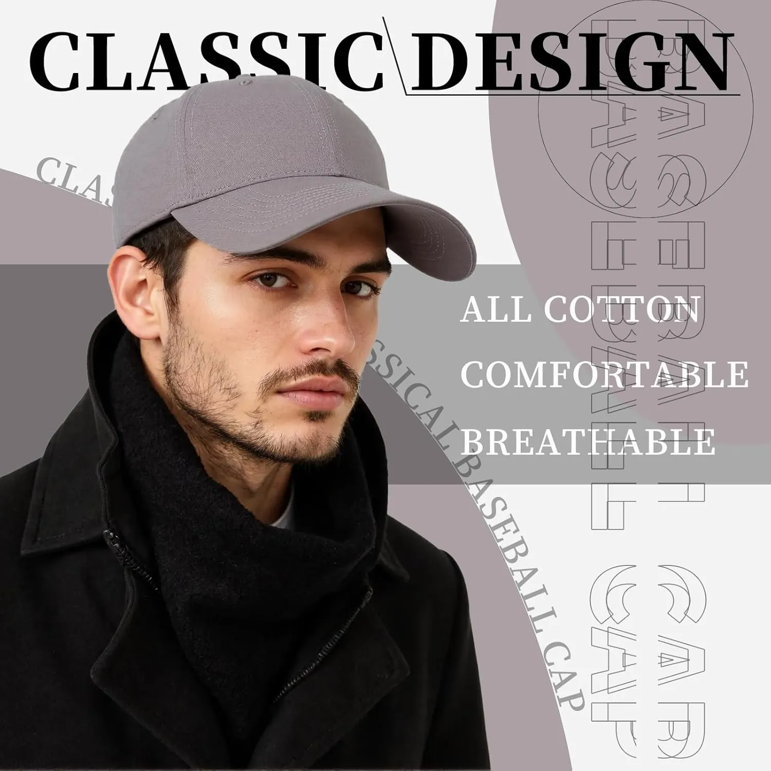 Baseball Cap Hat Men Women Baseball Cap Adjustable Plain Hat One Size All Seasons Running Fishing Outdoor Activities
