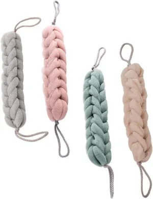 Bath Scrubbing Cream Sc Exfoliating Bath Towels Set Long Fluffy Skin-Friendly Quick Dry Random
