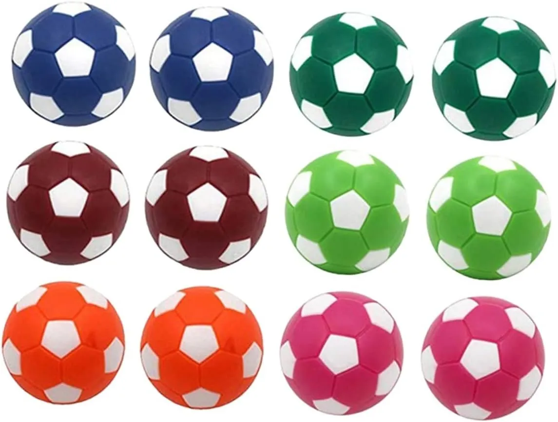 BESPORTBLE 24 Pcs Table Footballs Desktop Accessories Mini Foosball Table Chidrens Toys Table Soccer Ball Foosball