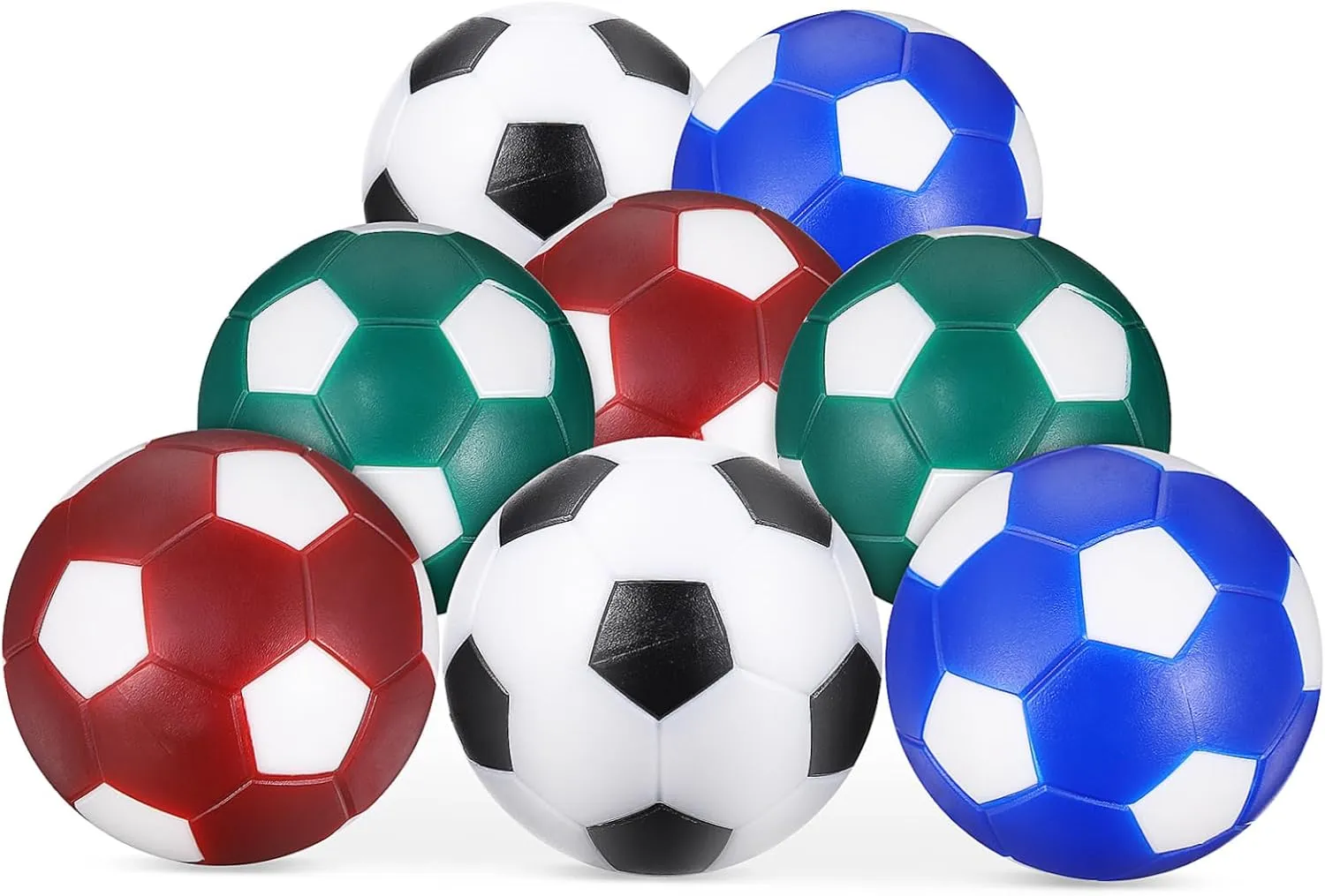 BESPORTBLE Desk Accessories Soccer 8 Pack 32mm Mini Table Soccer Balls for Boys and Girls and Adults Replacement Balls Set