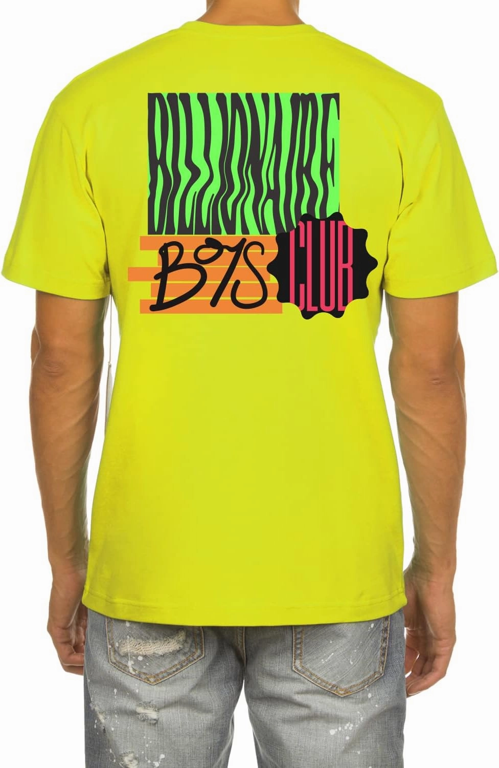 Billionaire Boys Club Clothing Men T-Shirt BB Astro Blur Screen Printed Short Sleeve Crew Neck Tee
